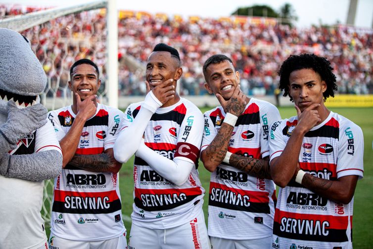 16/09/2023, O Ferroviário é campeão da Série D do Campeonato Brasileiro de 2023. Jogando no estádio Presidente Vargas, em Fortaleza, o time da casa fez 2 a 1 na Ferroviária, de Araraquara. Foto:  Lenilson Santos/Ferroviário