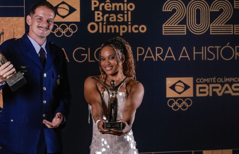 Prêmio Brasil Olímpico coroa Rebeca Andrade e Marcus D’Almeida