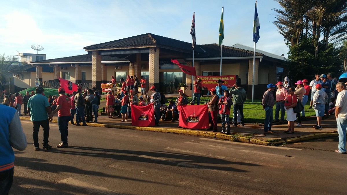 Trabalhadores rurais sem-terra reivindicam água potável e tratamento de saúde em Sandovalina | Presidente Prudente e Região