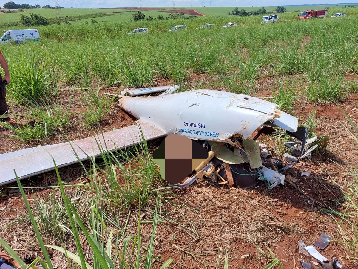 Piloto morre após planador cair às margens da Rodovia Marechal Rondon