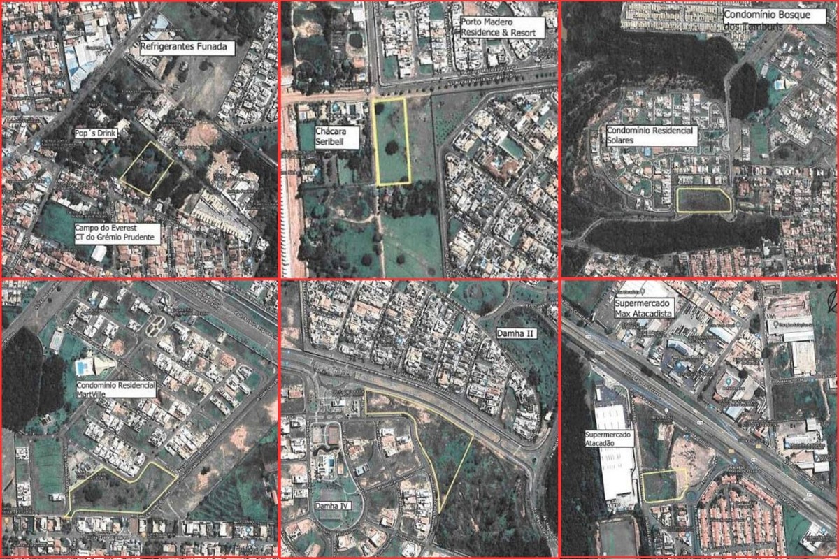 Na lista de imóveis que a Prefeitura pretende vender, estão 6 áreas institucionais de condomínios avaliadas em R$ 37,4 milhões