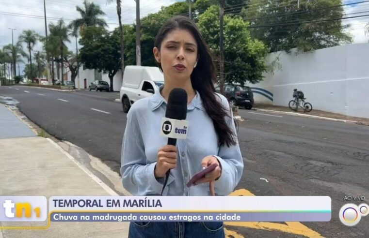 Chuva causa estragos e interrompe atendimento em unidades de saúde em Marília