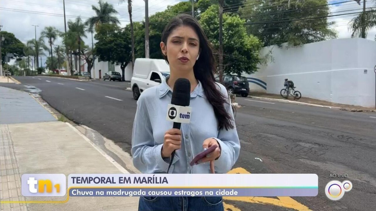 Chuva causa estragos e interrompe atendimento em unidades de saúde em Marília