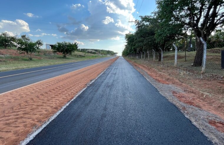 Ciclovia da Vicinal Tupã/Arco-Íris recebe pavimentação | Tupã é minha cidade