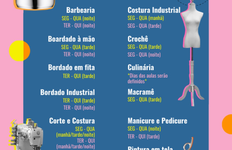 Cursos da Escola Profissionalizante estão com inscrições abertas | Tupã é minha cidade