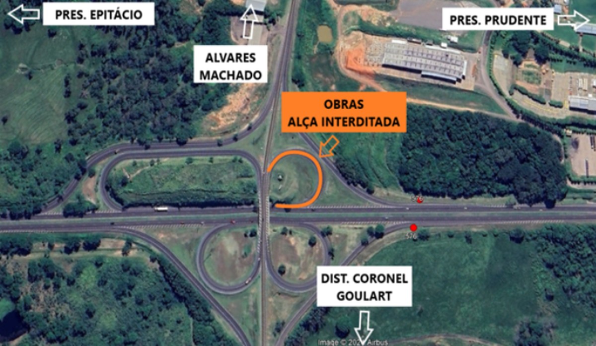 Obras em trechos da Rodovia Raposo Tavares alteram trânsito no eixo principal de Álvares Machado, a partir de segunda-feira | Presidente Prudente e Região