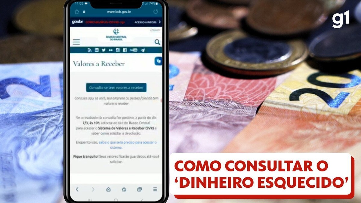 'Dinheiro esquecido': dois anos após lançamento, sistema do BC tem quase R$ 8 bilhões disponíveis para resgate