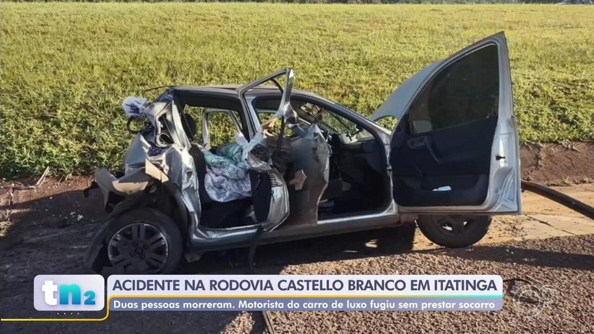 Motorista de Jaguar suspeito de provocar acidente com duas mortes não tem CNH, diz polícia