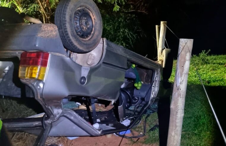 Homem morre após capotar carro em vicinal de Tupã