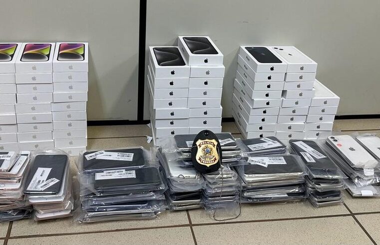 Homem é preso por descaminho transportando centenas de iPhones na Rodovia Castello Branco em Bofete