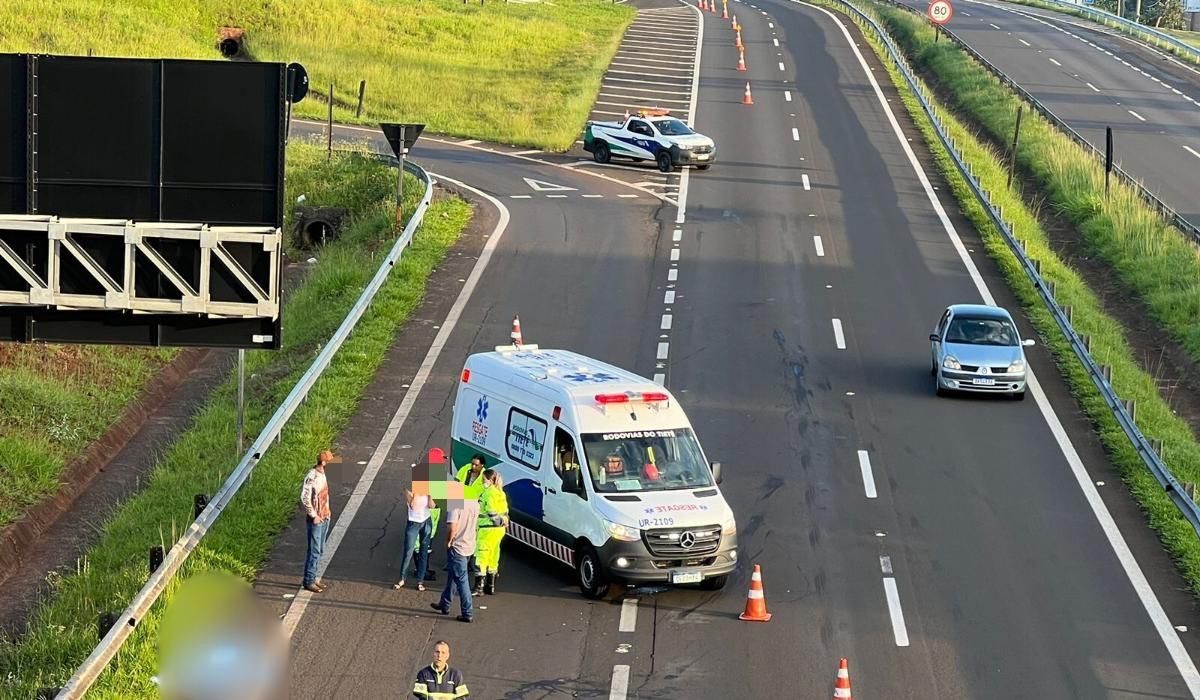 Motociclista morre após cair da moto ao tentar desviar de animais na rodovia em Botucatu