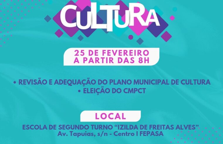 Tupã realizará Conferência de Cultura e eleição de membros do conselho | Especial Publicitário – Prefeitura de Tupã