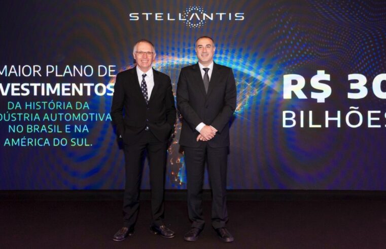 Stellantis, dona de Fiat e Jeep, anuncia investimento de R$ 30 bilhões no Brasil até 2030