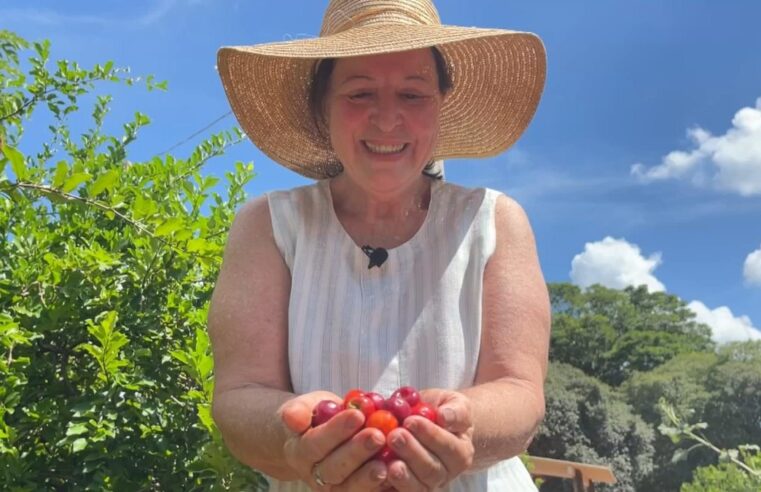 Dona de sítio destina toda a produção rural para doação