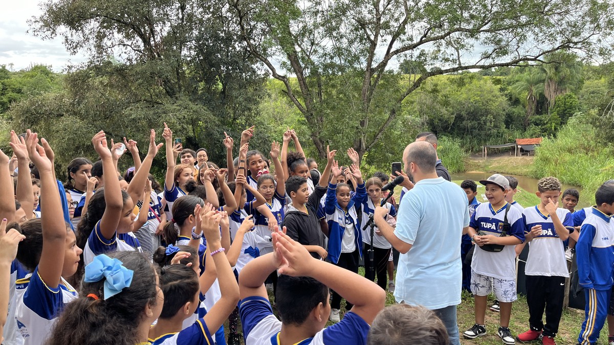 Alunos da rede pública participaram de atividades de educação ambiental