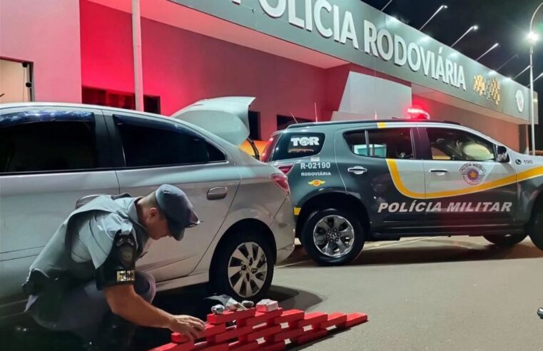 Dupla é presa com tijolos de maconha durante a Operação Semana Santa em rodovia de Bauru