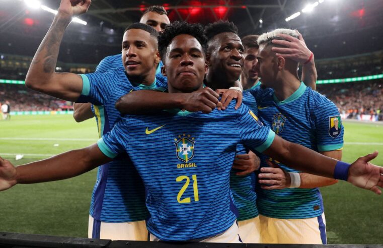 Brasil vence Inglaterra por 1×0 na estreia de Dorival Júnior