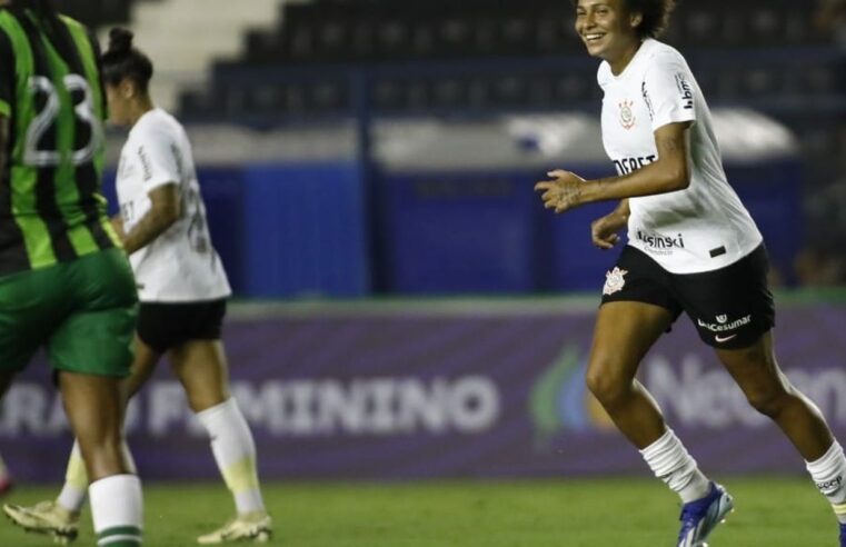 Brasileiro feminino: Corinthians goleia América para assumir liderança