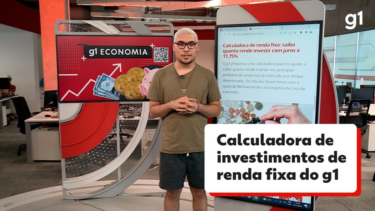 Calculadora do g1: saiba quanto rendem os títulos de renda fixa com a Selic a 10,75% | Economia