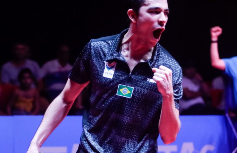 Calderano bate chinês bicampeão mundial e vai à final de WTT Champions