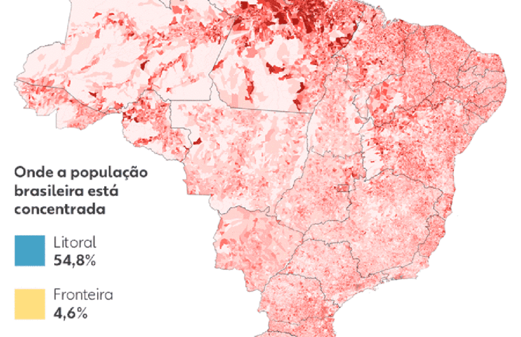 Censo 2022: mais da metade da população brasileira vive a até 150 km do litoral | Censo