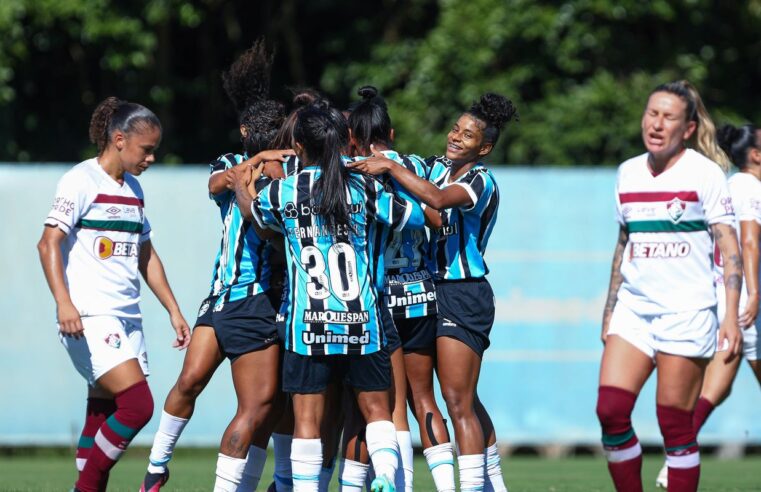 Grêmio segura reação do Flu e vence no Brasileiro Feminino de Futebol