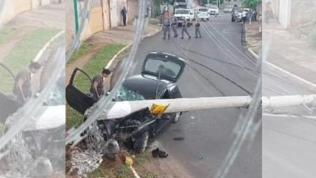 Motorista morre após atingir poste no Parque Viaduto em Bauru | Bauru e Marília