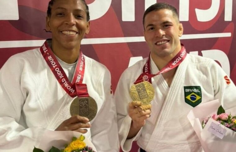 Rafaela Silva e Willian Lima abrem com bronze o GP de Judô na Geórgia