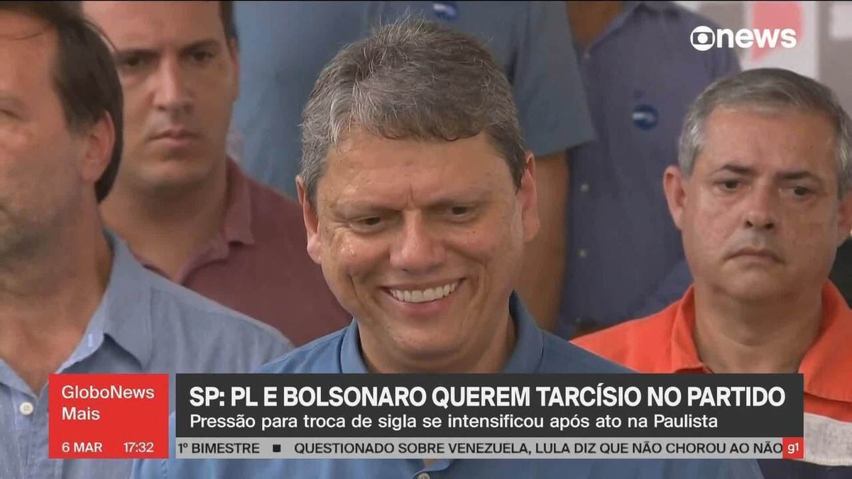 ‘Sem mudança à vista de curto prazo’, diz Tarcísio de Freitas sobre possível ida para o PL | Presidente Prudente e Região