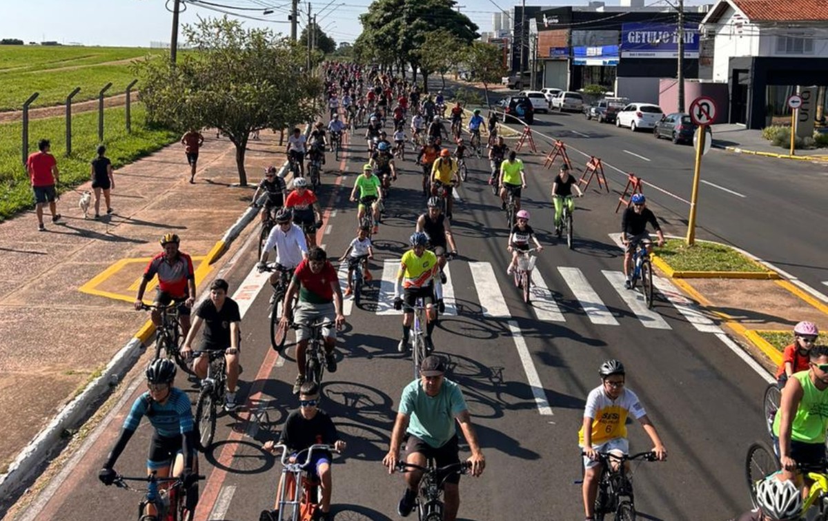 Passeio Ciclístico da TV TEM reúne mais de 500 ciclistas em Bauru