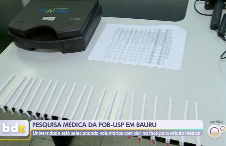 Pesquisa da FOB-USP seleciona pacientes com dores na face para acompanhamento médico