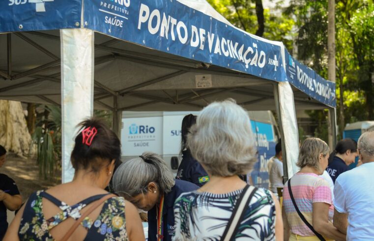 Rio espera vacinar 100 mil pessoas neste Dia D contra a Gripe