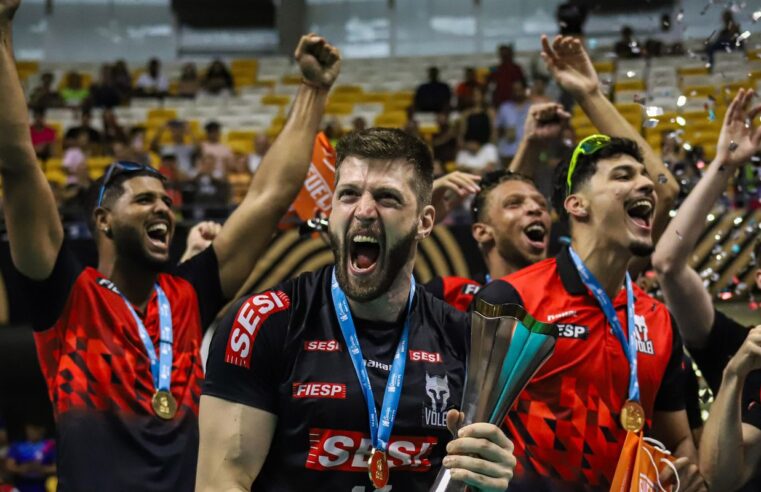 Sesi Bauru é campeão da Superliga de vôlei masculino