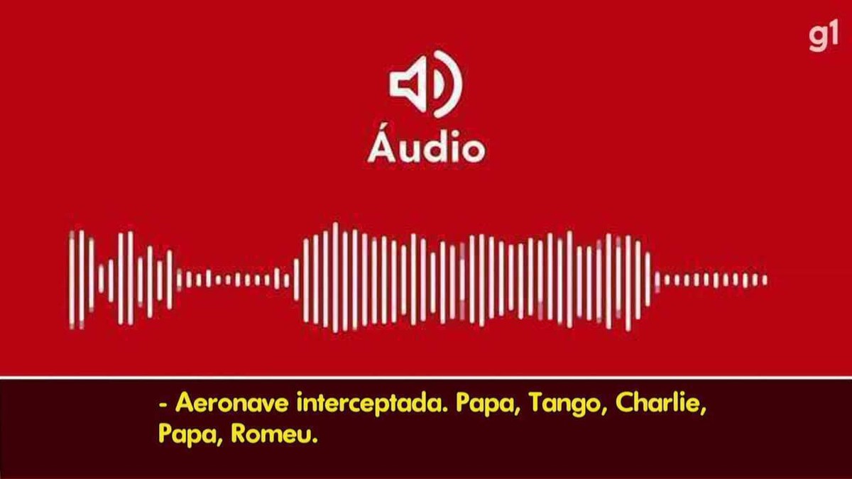 ÁUDIO: Ouça ordens de piloto da FAB que interceptou avião com mais de 500 kg de cocaína