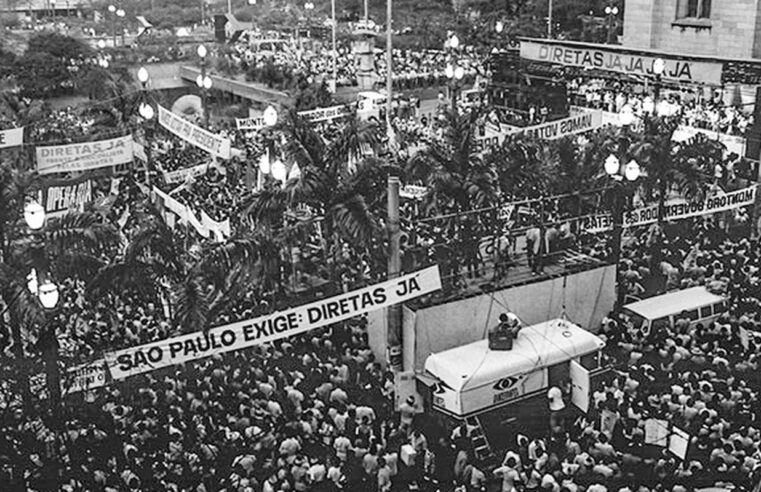 Comício das Diretas Já! no Anhangabaú em São Paulo completa 40 anos