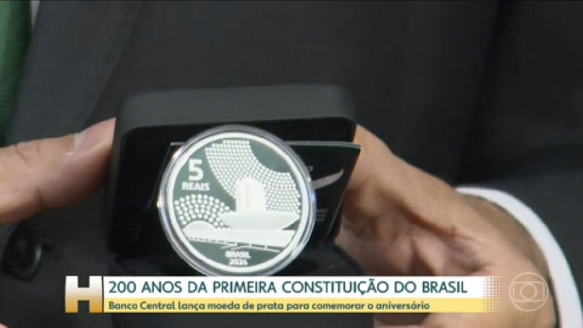 Banco Central lança moeda em comemoração aos 200 anos da 1ª Constituição do Brasil | Política