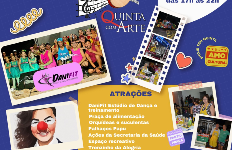 Estúdio DaniFit marcará presença no Quinta com Arte desta semana | Tupã é minha cidade