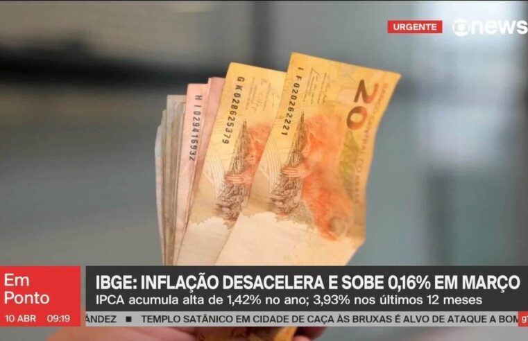 IPCA: preços sobem 0,16% em março, com alta de alimentos mais branda