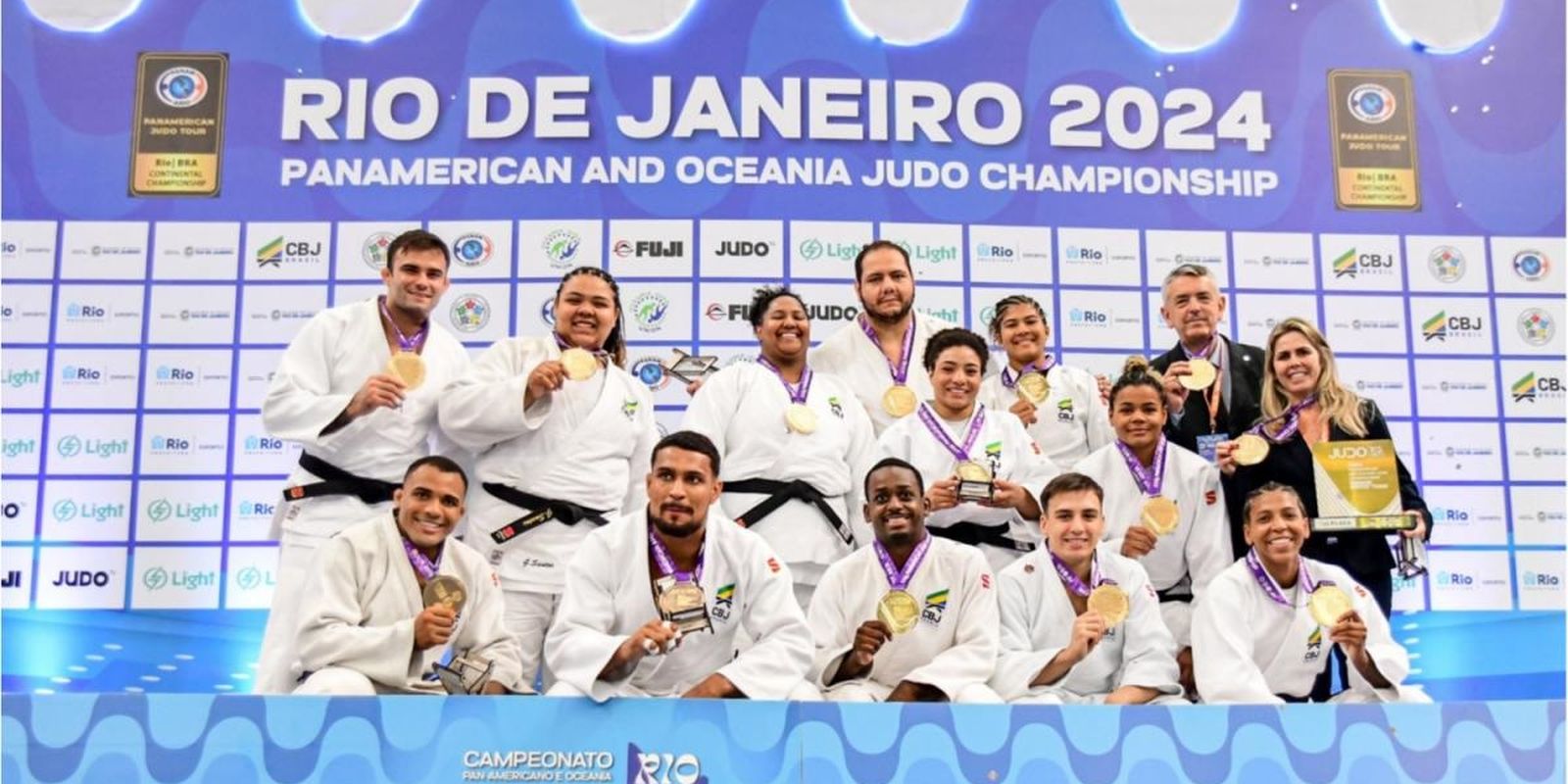 Judô: Brasil fatura 16 pódios, 7 deles de ouro, em Pan-Americano no RJ