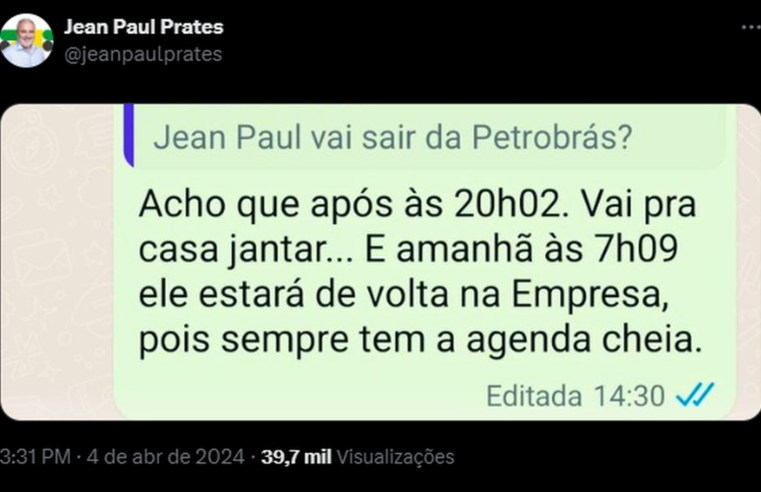 Presidente da Petrobras ironiza rumores sobre saída da empresa e diz que ‘vai pra casa jantar’ | Economia