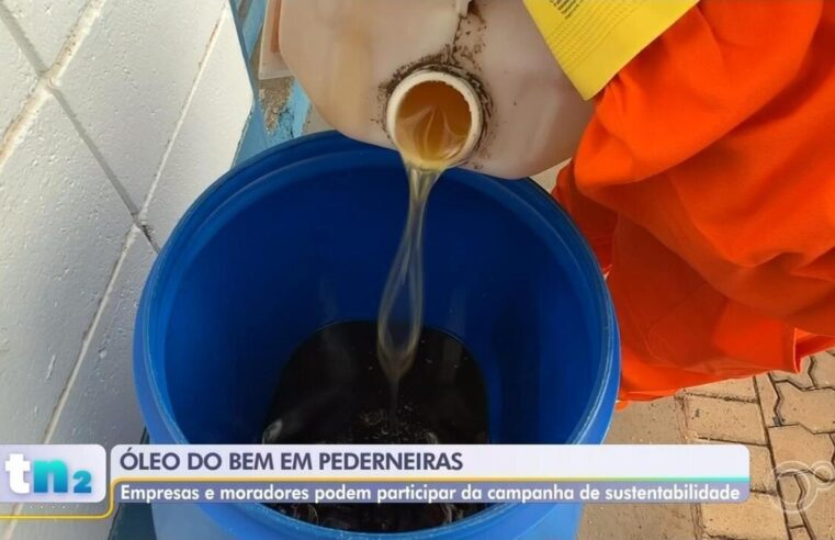 Programa ‘Óleo do Bem’ chega a Pederneiras com atividades no porto intermodal; população também pode colaborar | Bauru e Marília