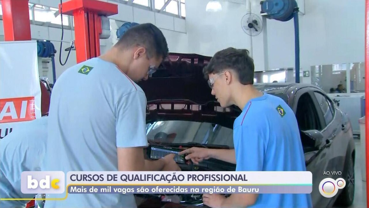 Senac e Senai oferecem bolsas de estudo para cursos no centro-oeste paulista; veja como se inscrever | Bauru e Marília