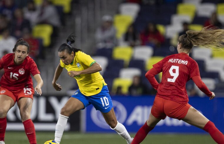 TV Brasil transmite estreia da seleção feminina na Copa SheBelieves