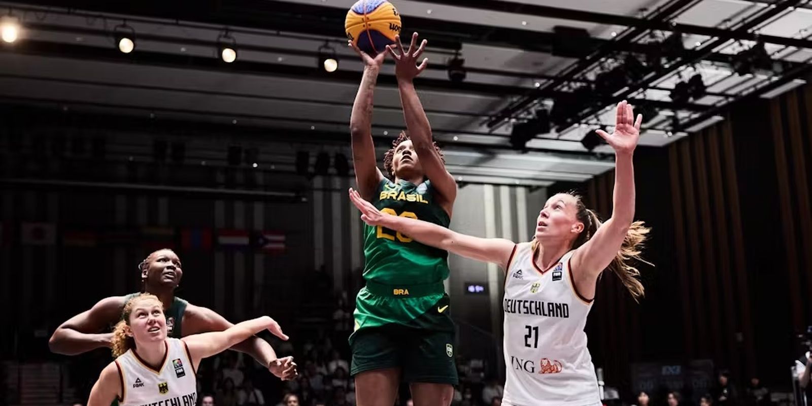 Brasil bate Áustria e segue no Pré-Olímpico de basquete feminino 3×3